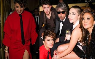 Met Gala 2023: Priyanka Chopra Stuns In Dangerously Thigh High Slit Dress, Chills With Florence Pugh, Ashley Park At Afterparty